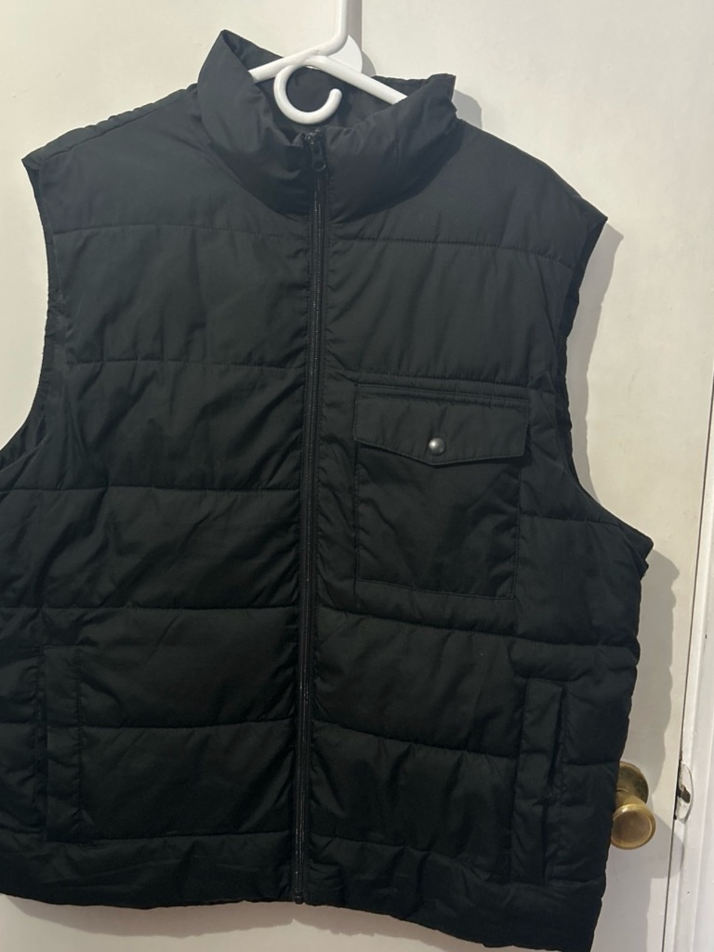 Old Navy Black Quilted Puffer Vest